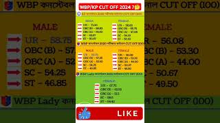 WBP CUT OFF 2024।। WBP EXAM DATE 2024।। #wbp #kp #wbpexamdate #viral #viralvideo #shortvideo #shorts