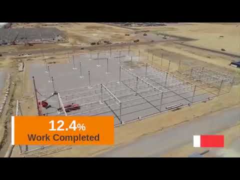 Progress of Kia Motors Manufacturing plant construction Progress of Kia Motors Manufacturing plant construction