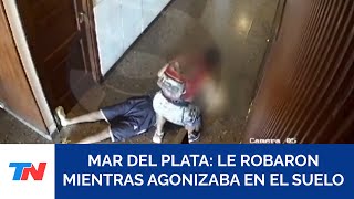 INDIGNANTE: un hombre se infartó, murió y un delincuente aprovechó para robarle la billetera y huir