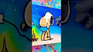 Satisfying Paint #art #drawing #asmr #satisfying #snoopy