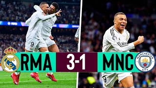 HIGHLIGHTS | Real Madrid vs Manchester City | 3-1 | UCL 2025