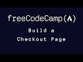 Build a Checkout Page with HTML & CSS | FreeCodeCamp Tutorial