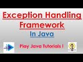 Exception Handling Framework | Real time Projects Exception Handling | Exception Handling In Java