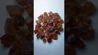 Gorgeous Rough Hessonite Garnets #shorts