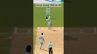 Virat Kohli 105 Runs In 42 Balls. Epic Hitting ! #realcricket24 #shorts