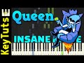 Queen [Deltarune: Chapter 2] by Toby Fox - Insane Mode [Piano Tutorial] (Synthesia)