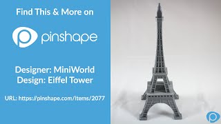 Eiffel Tower Print Timelapse