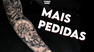 Tatuagem de rosas com bússola: uma das MAIS procuradas!