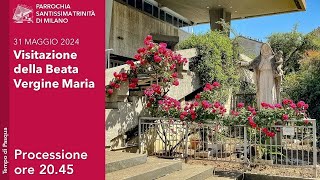 Processione - Visitazione della Beata Vergine Maria - Trasmissione del 31-05-2024 ore 20.45, parte 2