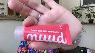 Review of Nuud Deodorant - Plastic and Chemical free deodorant