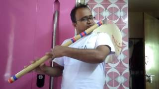 D Sharp Bass flute made by Shri Anil Mitra Demo