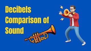 💯 Decibel Comparison of Sound | Sound Level Decibels