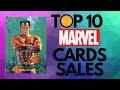 Marvel Trading Cards TOP 10 Sales 🔥 Marvel Card Collecting & Investing