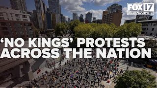 'No Kings Day' protests pop up across the country in unprecedented numbers