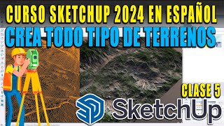 MODELAR TODO TIPO DE TERRENOS Y TOPOGRAFÍA EN SKETCHUP 2024