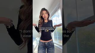 How to make a basic black top unique🪽 #fashion #outfitideas #styleideas #trending #outfit #viral