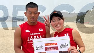 フレスコボールツダノマツバラカップ　ベストラリー賞　鈴木麻井子×赤塚康太