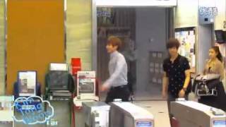 110525 Sukira: DJs Jongwoon and Jungsu entering