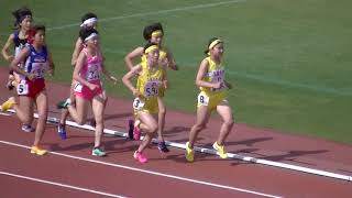 20190510福岡県高校総体陸上北部予選 女子1500m決勝