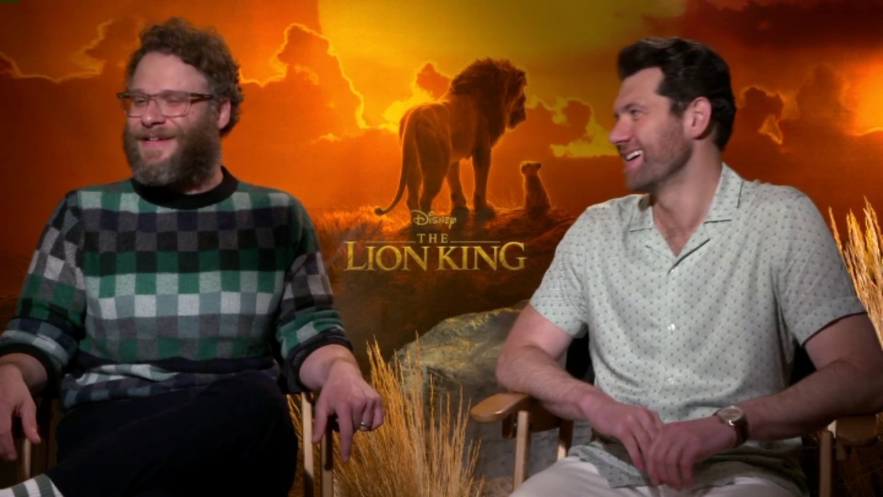 Seth Rogan And Billy Eichner Talk Lion King As Timon & Pumbaa - YouTube