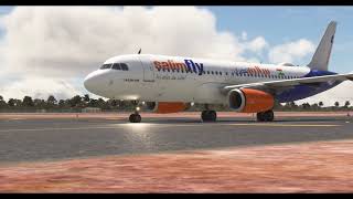 Msfs2020 SALIM FLY AIRBUS A320 vol ACCRA-NIAMEY ultra 4K video