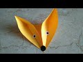 Origami Fox -Paper Fox craft - How to make Origami Fox