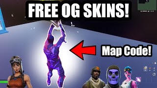 (WORKING) How To Get *FREE OG SKINS* In Fortnite To Flex! (Map Code)