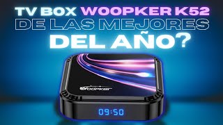 🤔Una de las MEJORES TV BOX del 2023? TV BOX WOOPKER K52 (test de rendimiento)👌