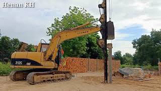 ម៉ាស៊ីនបុកគ្រឹះផ្ទះថ្ម/Stone House Crusher