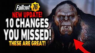 10 HIDDEN Changes You MISSED in Fallout 76 Backwoods Update!