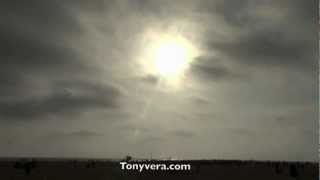 solar eclipse at The Venice Beach Drum Circle