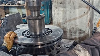 “🔩 PRESSING THE SAF HUB BEARING: STEP-BY-STEP PROCESS”#saf  #HubBearing #semitrailer