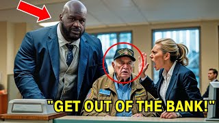 Bank Staff Kicks Veteran Out – Then Big Shaq Teaches Them a Lesson!