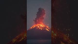 【航拍】火山爆发