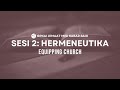 Sesi 2: Hermeneutika - Equipping Church Kelas Basic