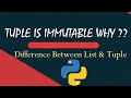 Tuple is immutable, WHY?