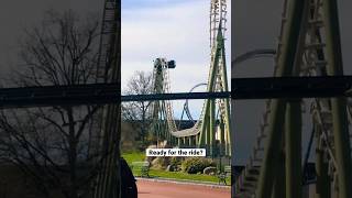 Multiple BIG LOOP rollercoaster🎢 Heide Park #loop #heidepark #shorts #rollercoaster #ride