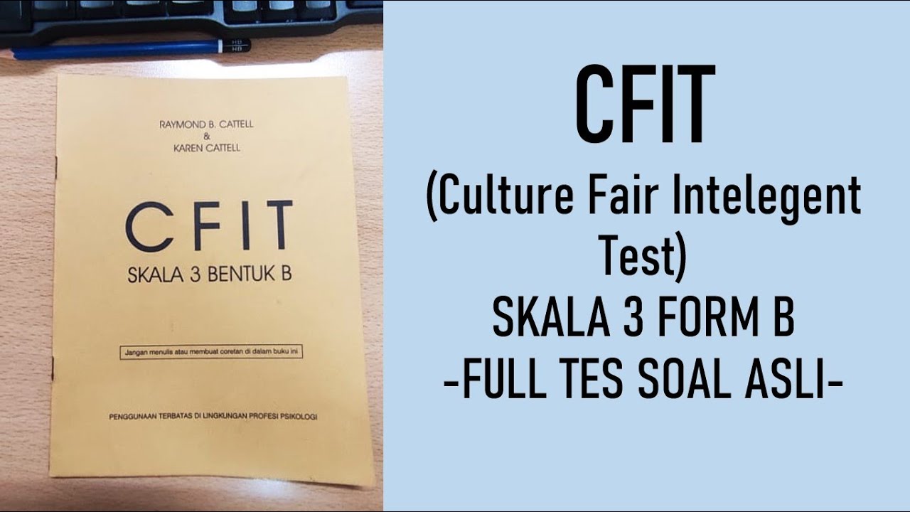 Soal Dan Jawaban CFIT 3 Form B - YouTube