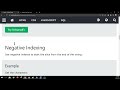 W3schools Python   Slicing Strings