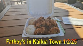 [4K] Fatboy's in Kailua Town on 1/2/25 #hawaiifood #hawaiifoodfinds #hawaiifoodreviews