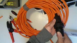 DIY How to Make your own 220V  Heavy Duty Extension Cord