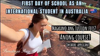 FIRST DAY OF SCHOOL as an INTERNATIONAL STUDENT in AUSTRALIA |Sydney Vlog|Pinay