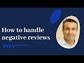 How to Handle Negative Reviews