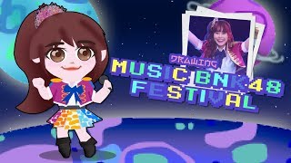 วาดรูป มิวสิค BNK48 | Drawing Music Festival | เค้กพาเพลิน