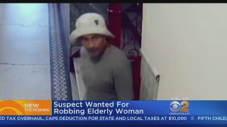 Suspect Wanted For Robbing Elderly Woman