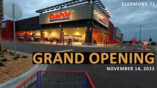 Costco Wholesale in Clermont Florida on Collina Terrace \u0026 Hwy 50 - GRAND OPENING - November 14, 2023