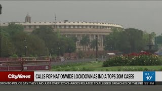 Calls for nationwide lockdown as India tops 20M cases