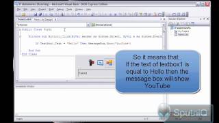 Tutorial #3 Visual Basic.net If Statements
