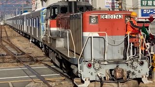 都営三田線6500形の甲種輸送  近畿車輌→越谷貨物ターミナル  @徳庵駅 @jr総持寺駅