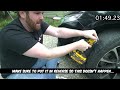 plug leaky tire with drill from a z. 2 minute tutorial ep.9